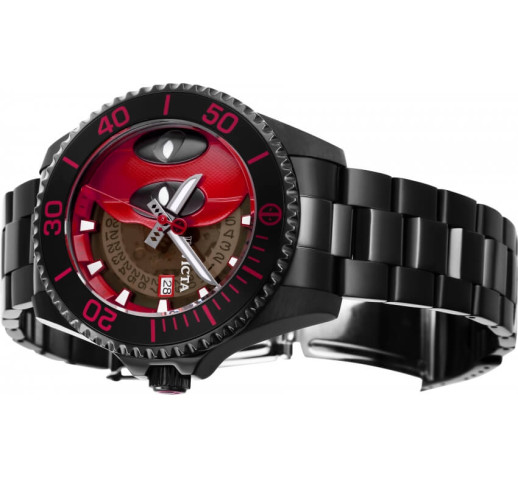 Часы Invicta Grand Diver Marvel Deadpool 27153 Чёрные Мужские